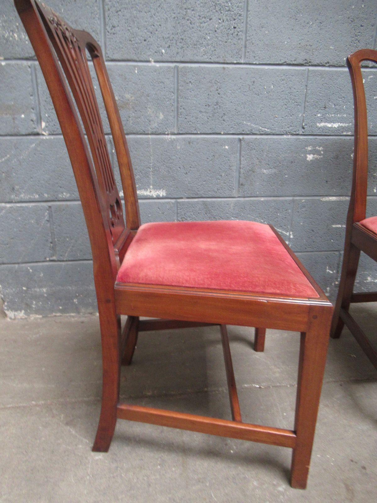 Set Of   Four Edwardian   Period Mahogany Dining Chairs photo vinterior