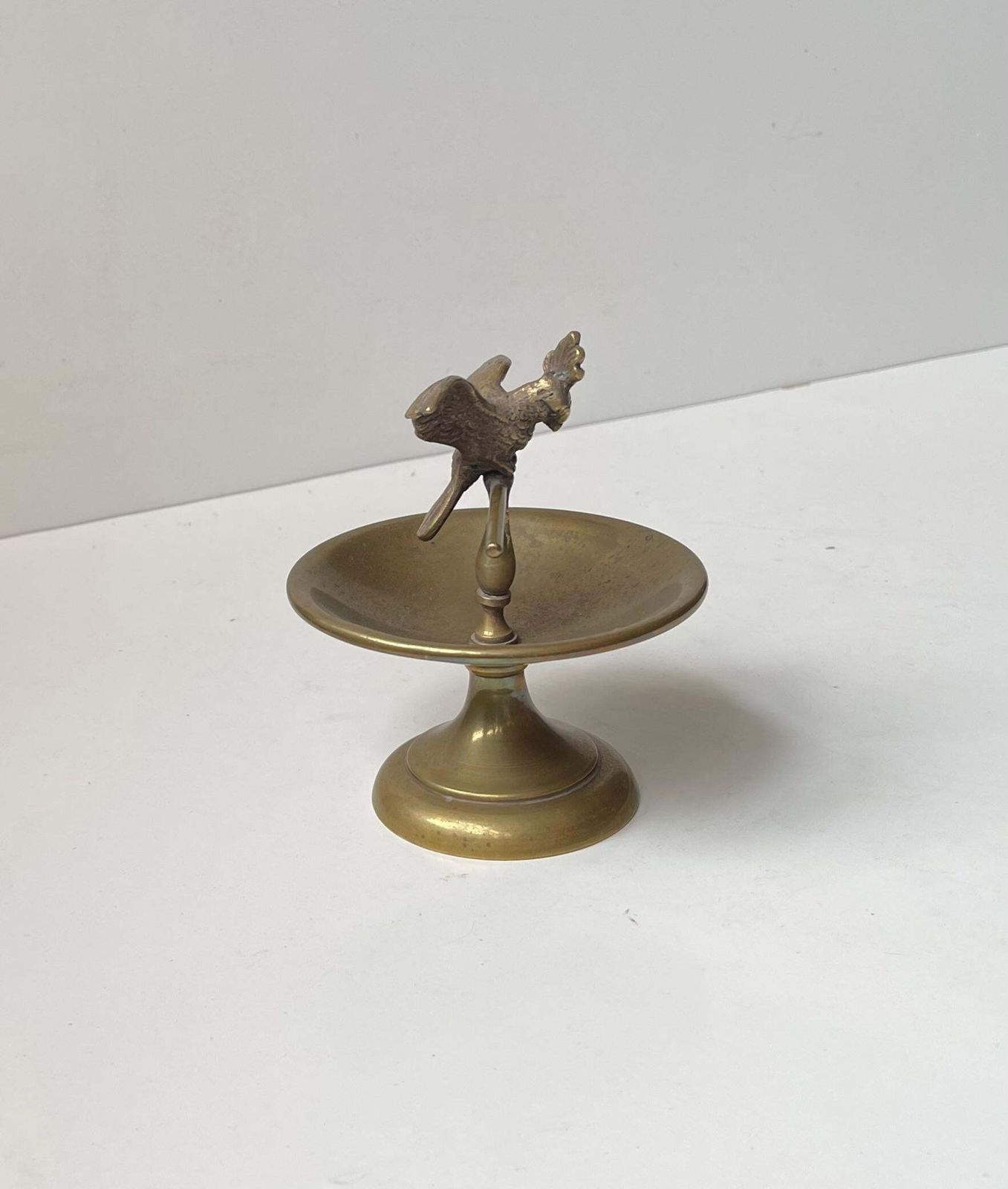 Plateau à bagues Art déco avec cacatoès en bronze, Vienne, 1920 photo buy