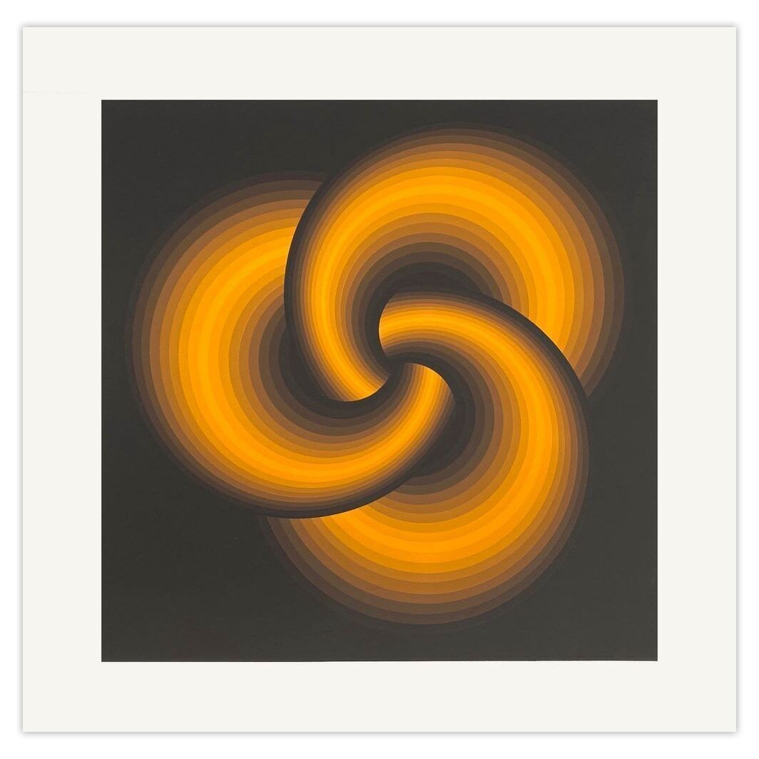 Patrice Allart Screenprint Composition Cinétique III 1975