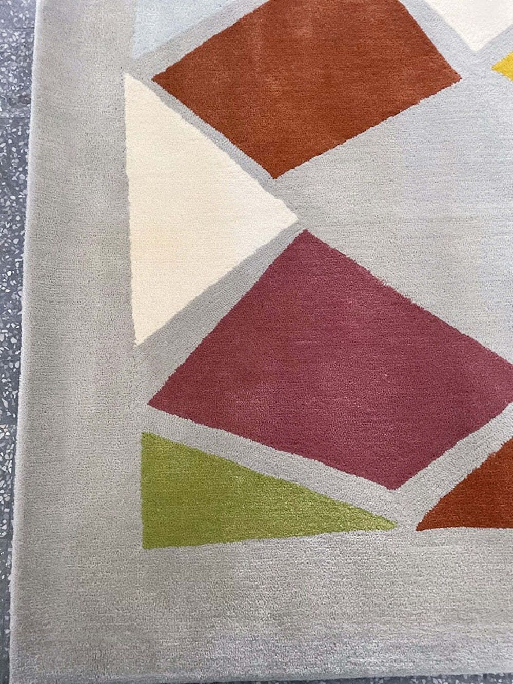 "Terrasse" Hand Tufted Rug By Tisca Switzerland 1990s photo vinterior
