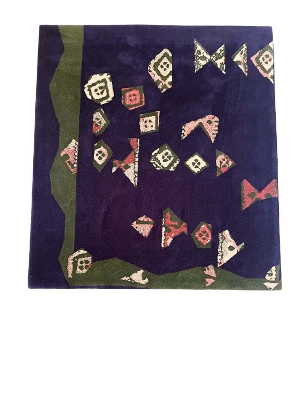 Vezeley artistiek handgetuft vloerkleed van Tisca France, jaren 1990