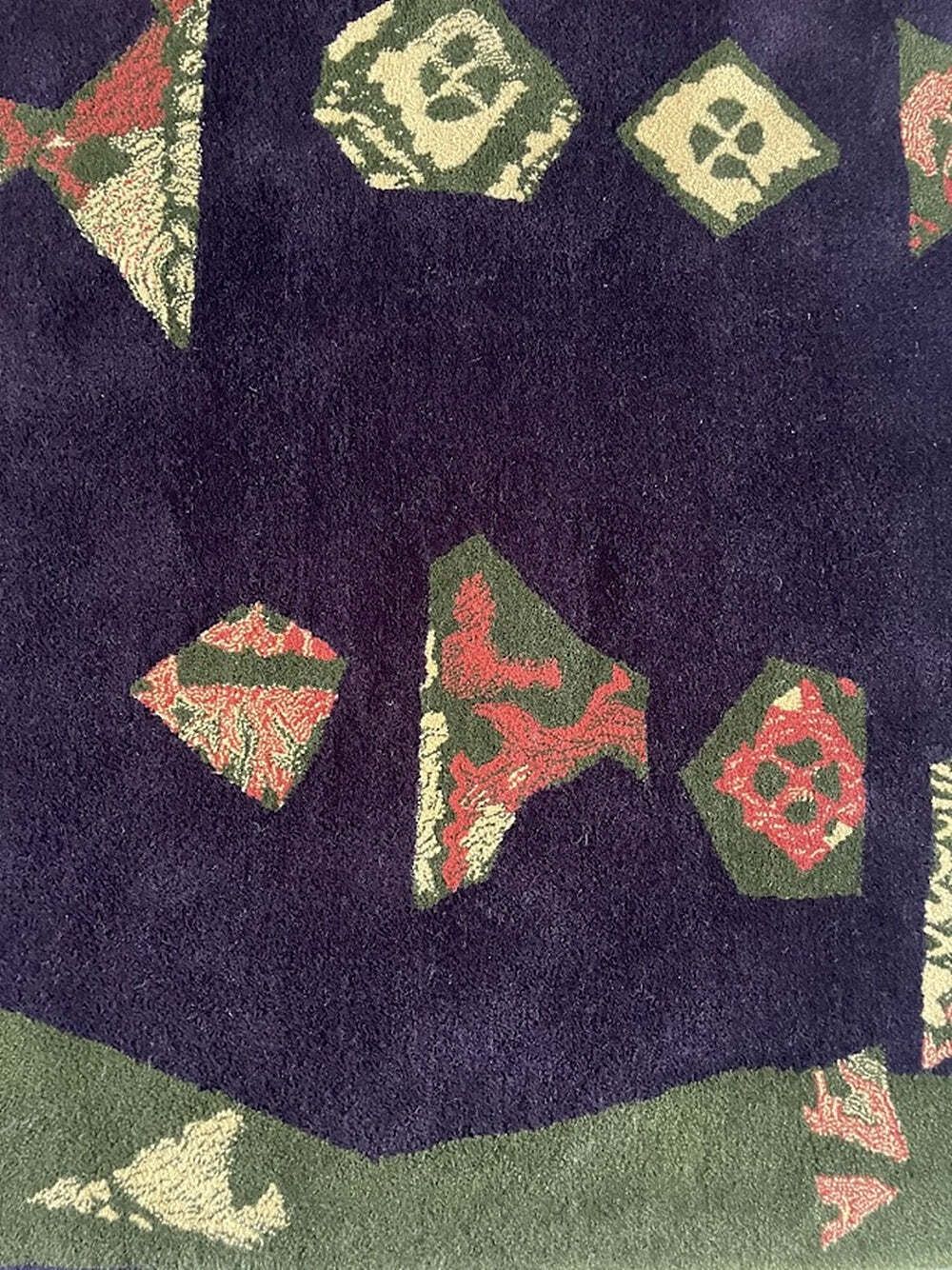 Vezeley artistiek handgetuft vloerkleed van Tisca France, jaren 1990 photo vinterior