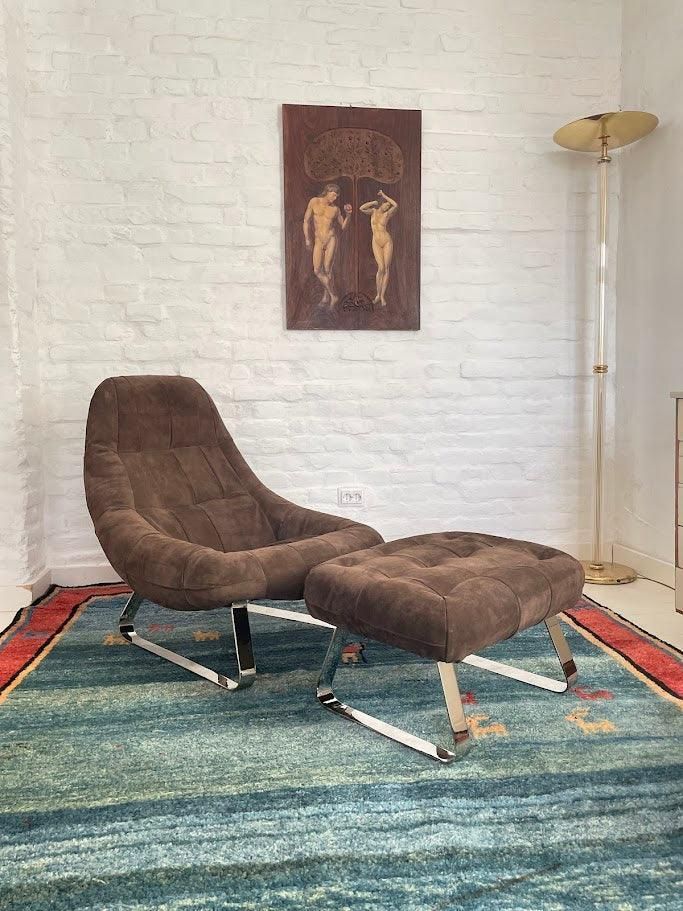 Earth Chair en Ottoman van Percival Lafer, jaren 1970, Brazilië photo furniture