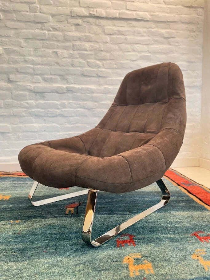 photo furniture Earth Chair en Ottoman van Percival Lafer, jaren 1970, Brazilië