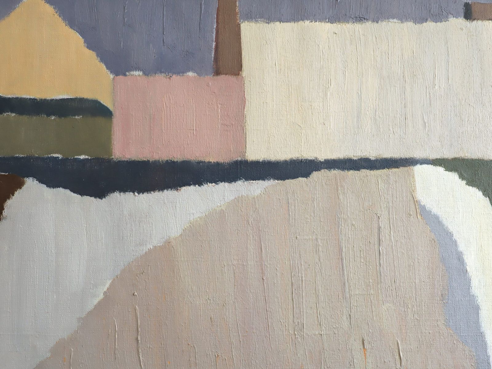 photo furniture Pastel Settlement In Oil Onto Canvas