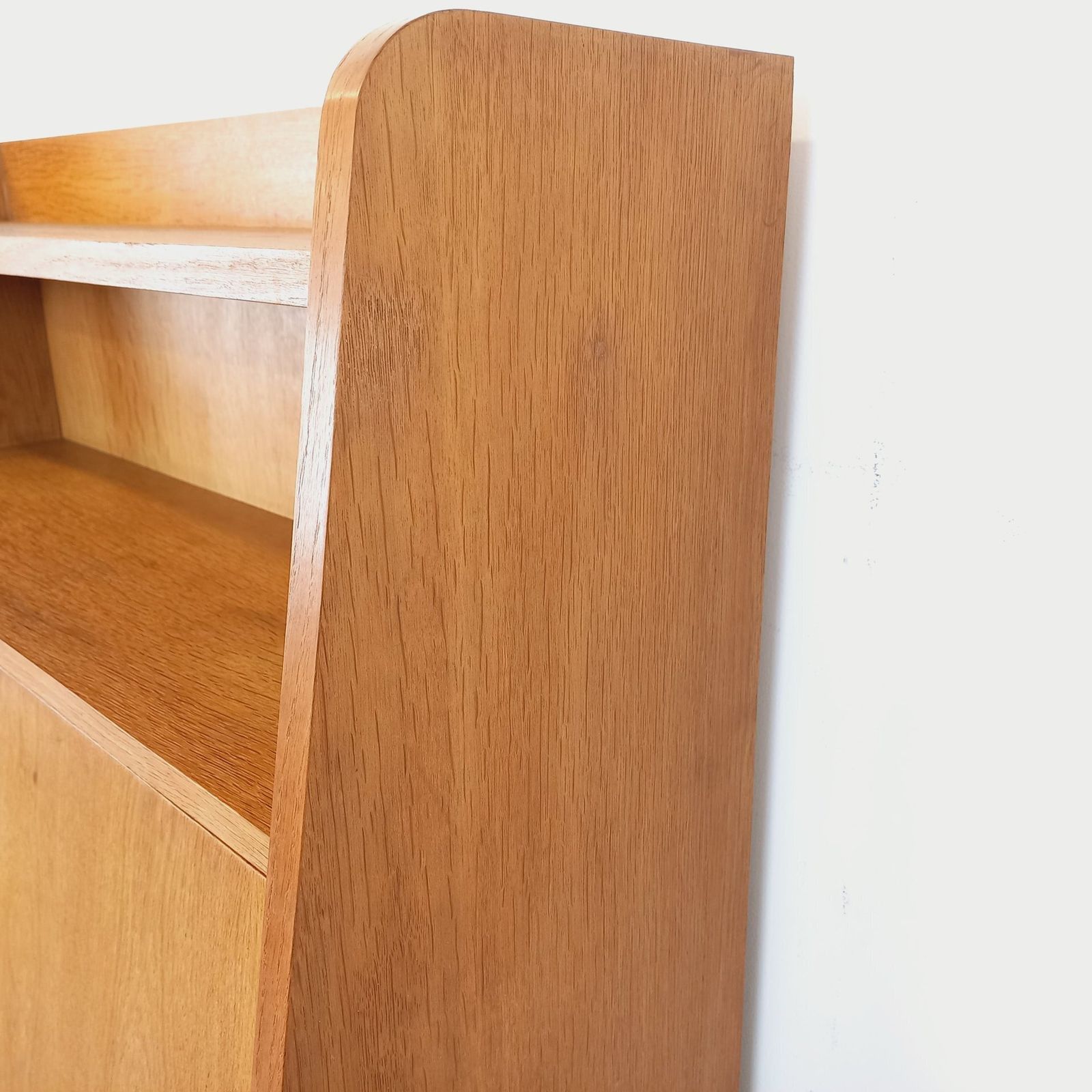 photo buy Brutalist Oak Secretary, 1960s