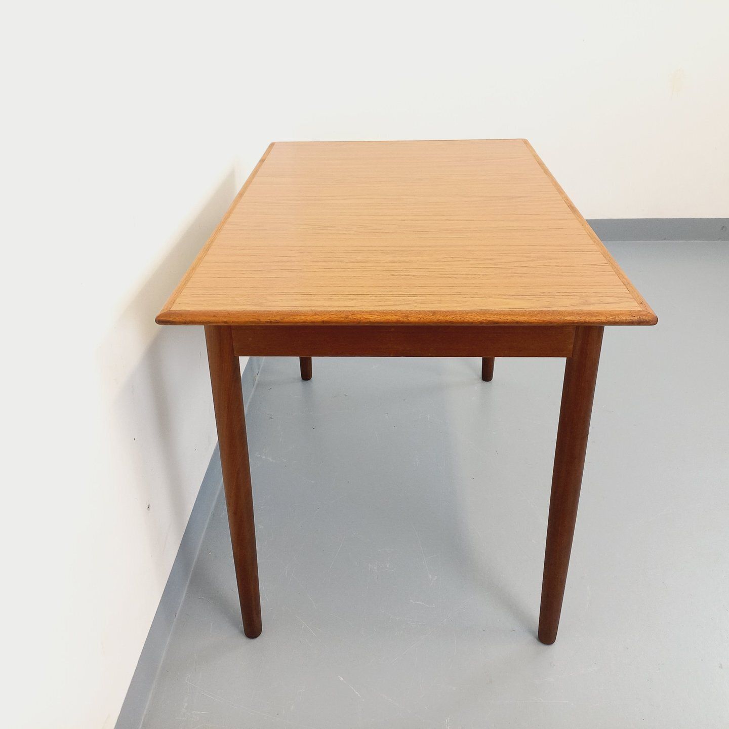 Scandinavian Rectangular Dining Table In Teak And Melamine photo Furniture