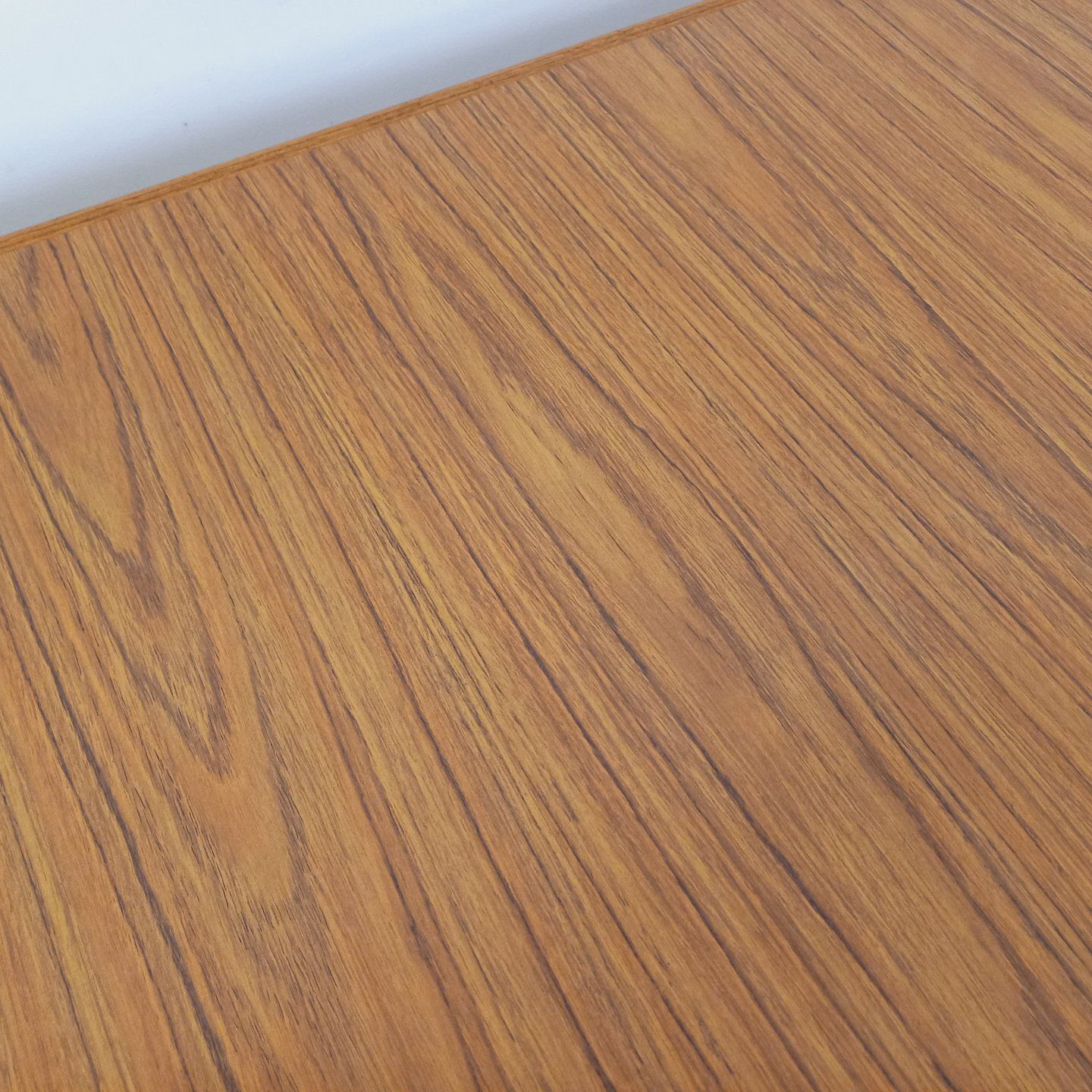 Scandinavian Rectangular Dining Table In Teak And Melamine photo vinterior