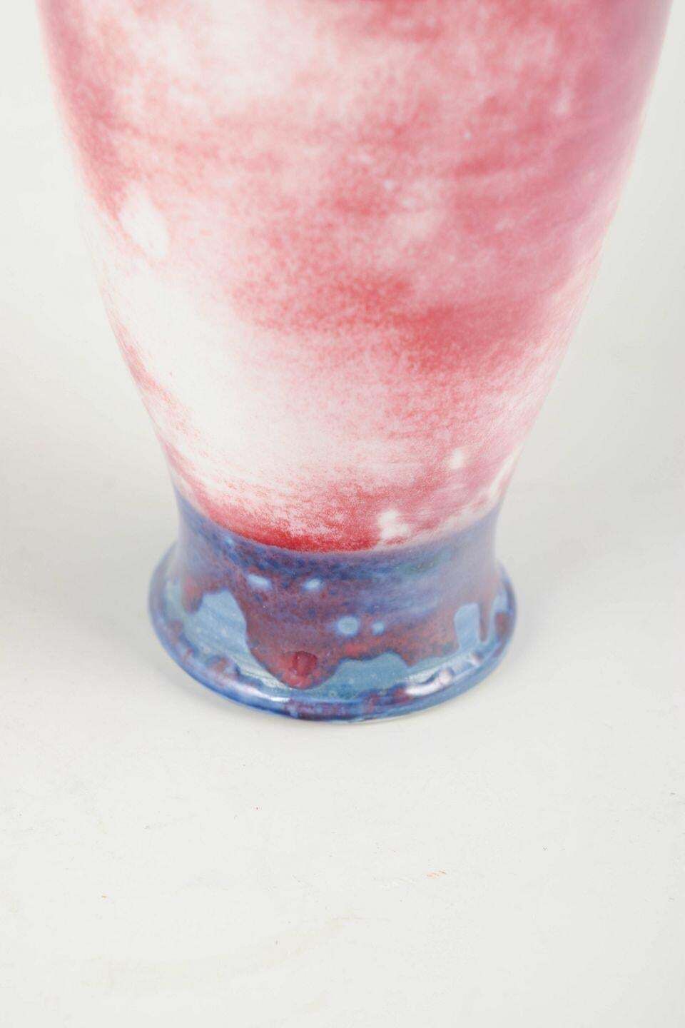 Rörstrand, Suède. Vase en porcelaine unique à couverte d'essai, 1985. photo for sale