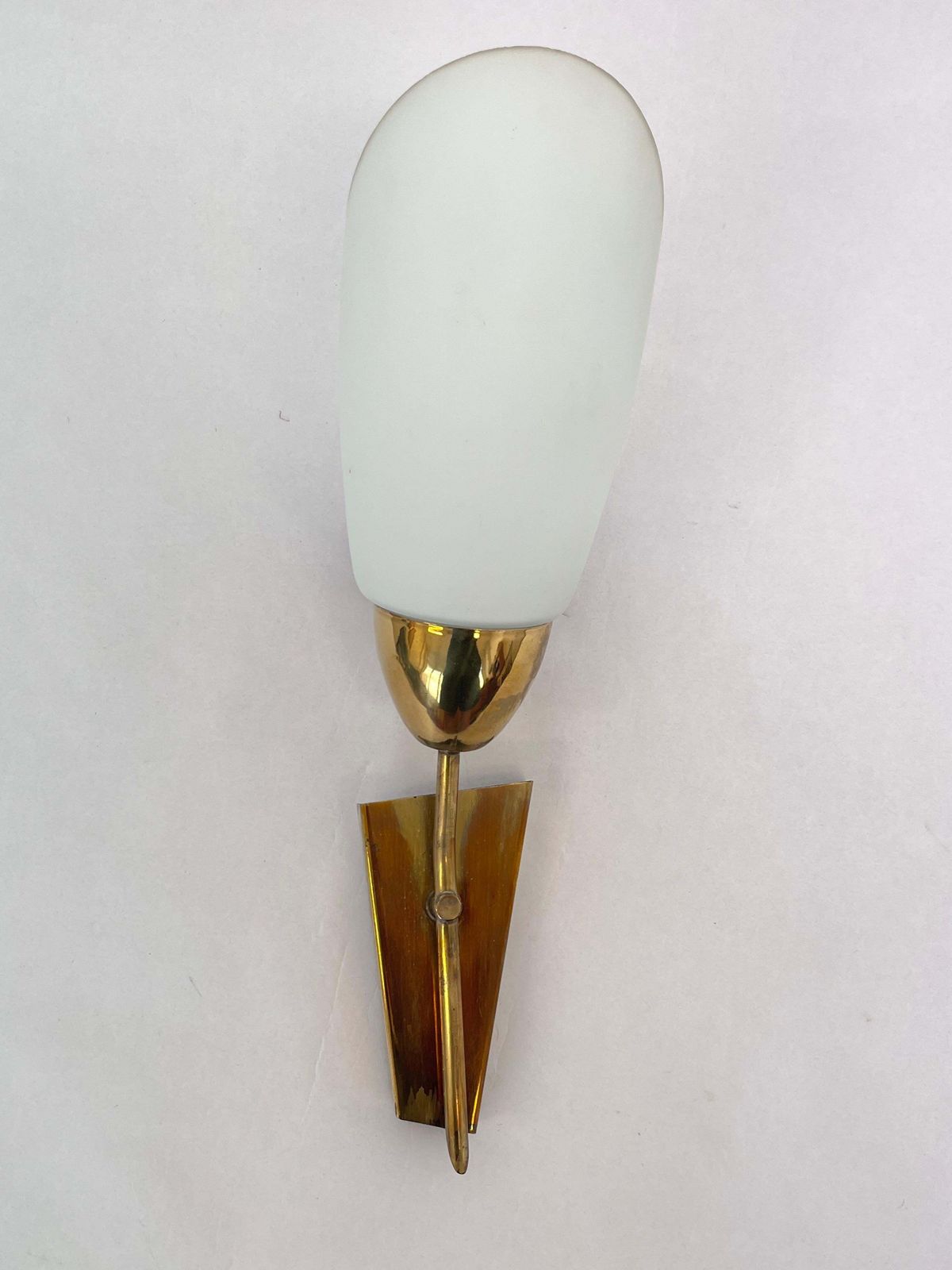 Mid Century Brass And Glass Wall Light/Lamp By Kamenicky Senov   Around 1970s photo furniture
