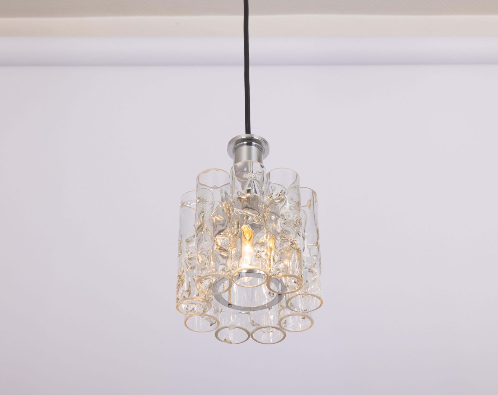 Luminaires Suspension Murano petite Doria, années 1970 - 1 sur 5 photo