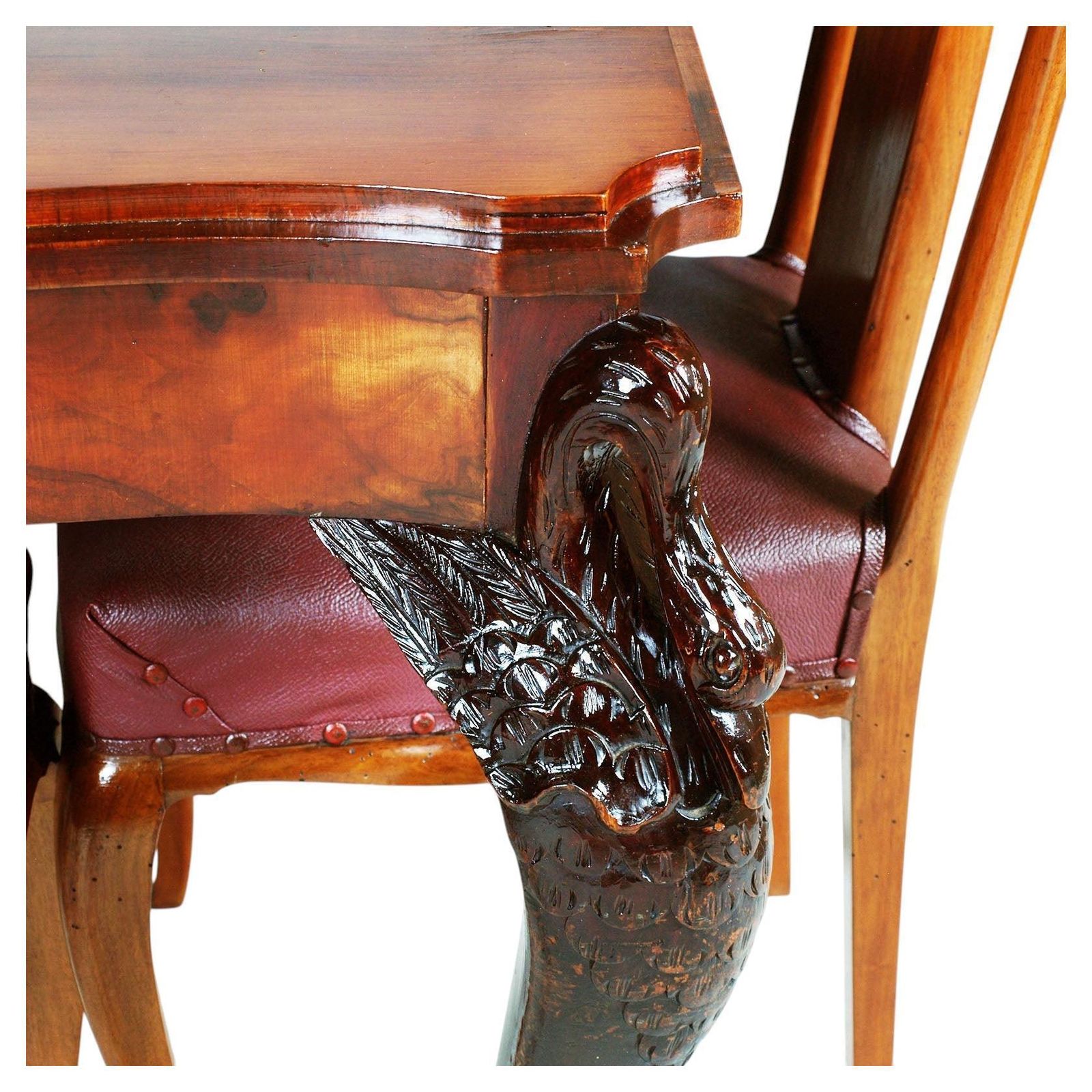photo buy Rare Venetian Neo Rococo Dining Set Attributed To Vincenzo Cadorin For Testolini