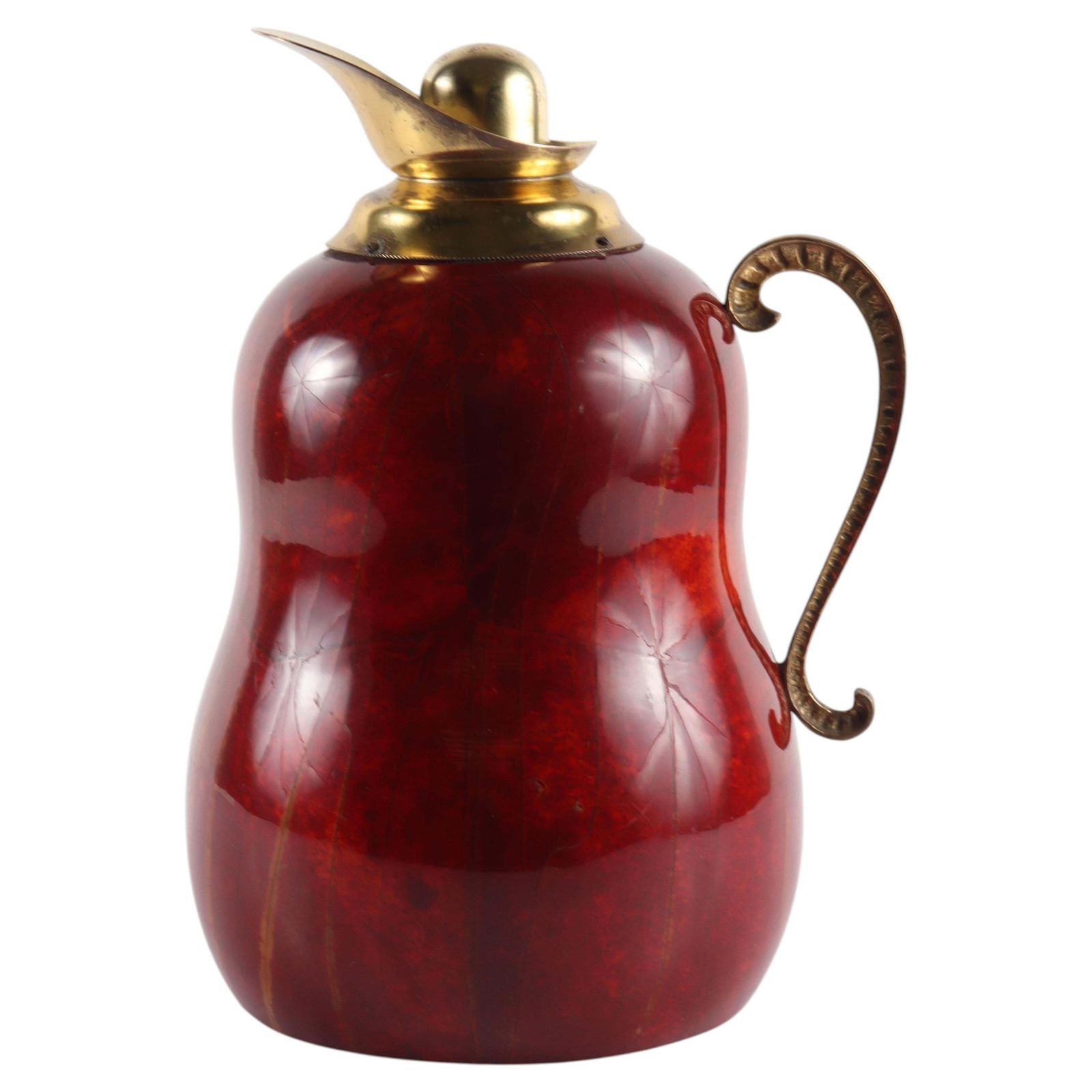 Aldo Tura Perkament Barware Thermos Designed Ca. Jaren 1950