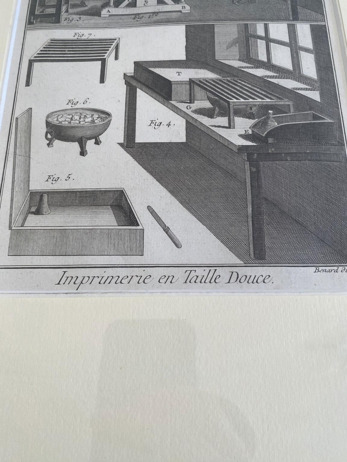 Art Estampe en noir et blanc sur papier, France, milieu du XVIIIe siècle, par Renaud Bernard photo