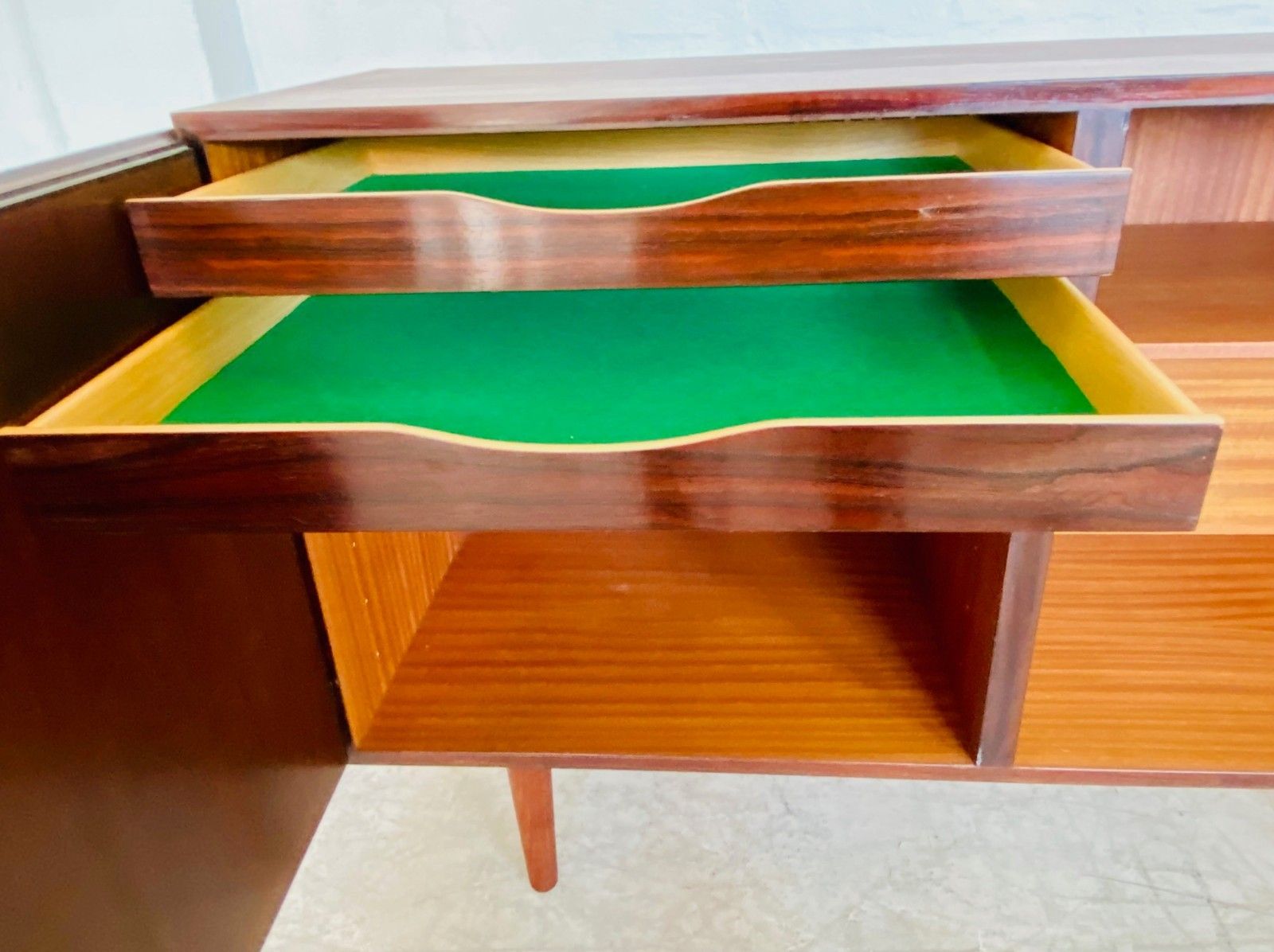 photo vintage Vintage Retro Danish Mid Century Rosewood Sideboard By Gunni Omann 1960,S