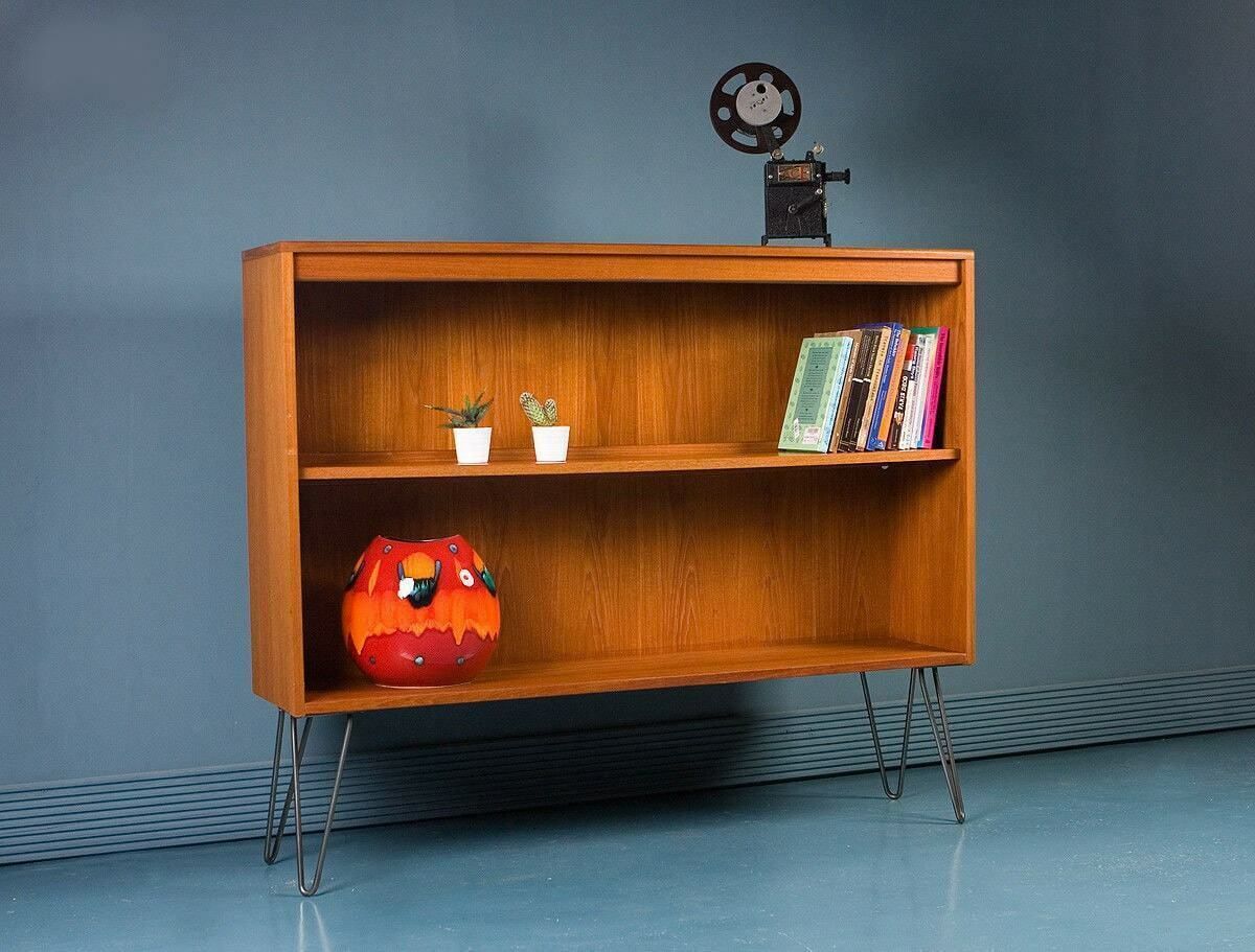 G Plan Mid Century Retro Teak Low Book Case Display Cabinet Shelves photo furniture