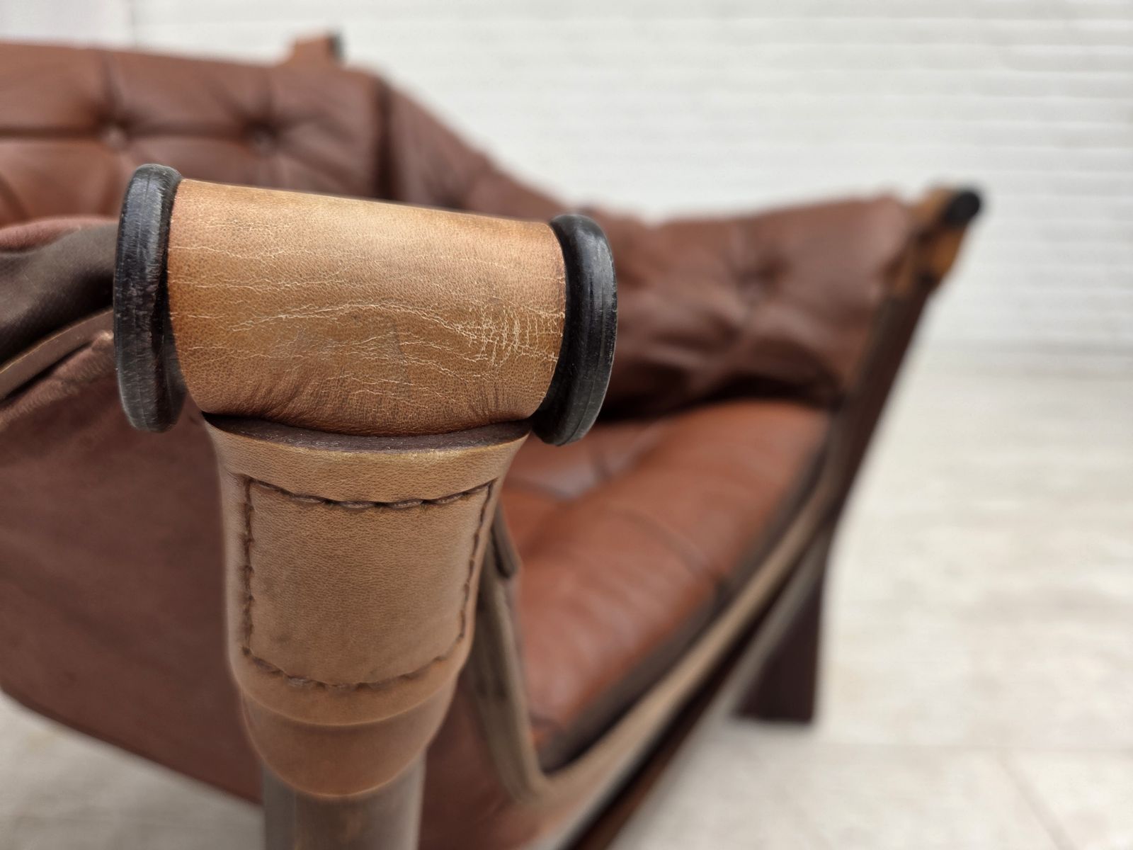 1970s, Norwegian Design By Tormod Alnaes, "Trega" Lounge Chair. photo vintage