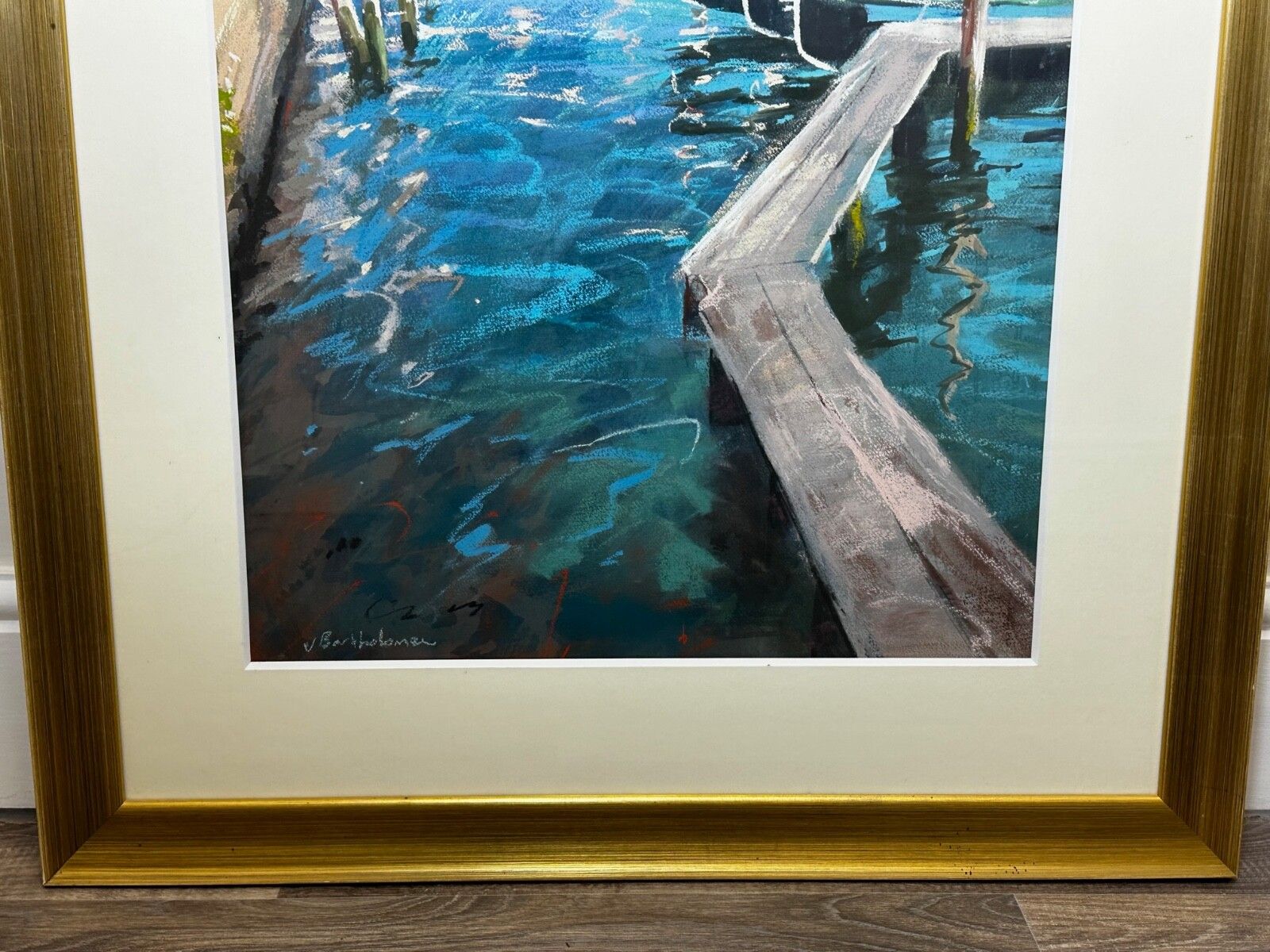 James Bartholomew RSMA, Marineschilderij "The Grand Canal & San Salute" photo vinterior