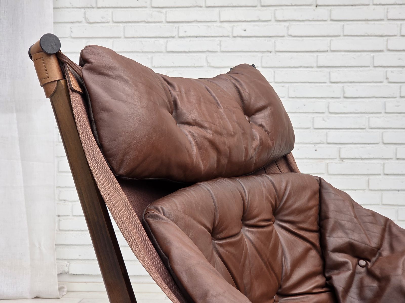 Ca. jaren 1970, Noors design van Tormod Alnaes, "Trega" loungestoel. photo for sale