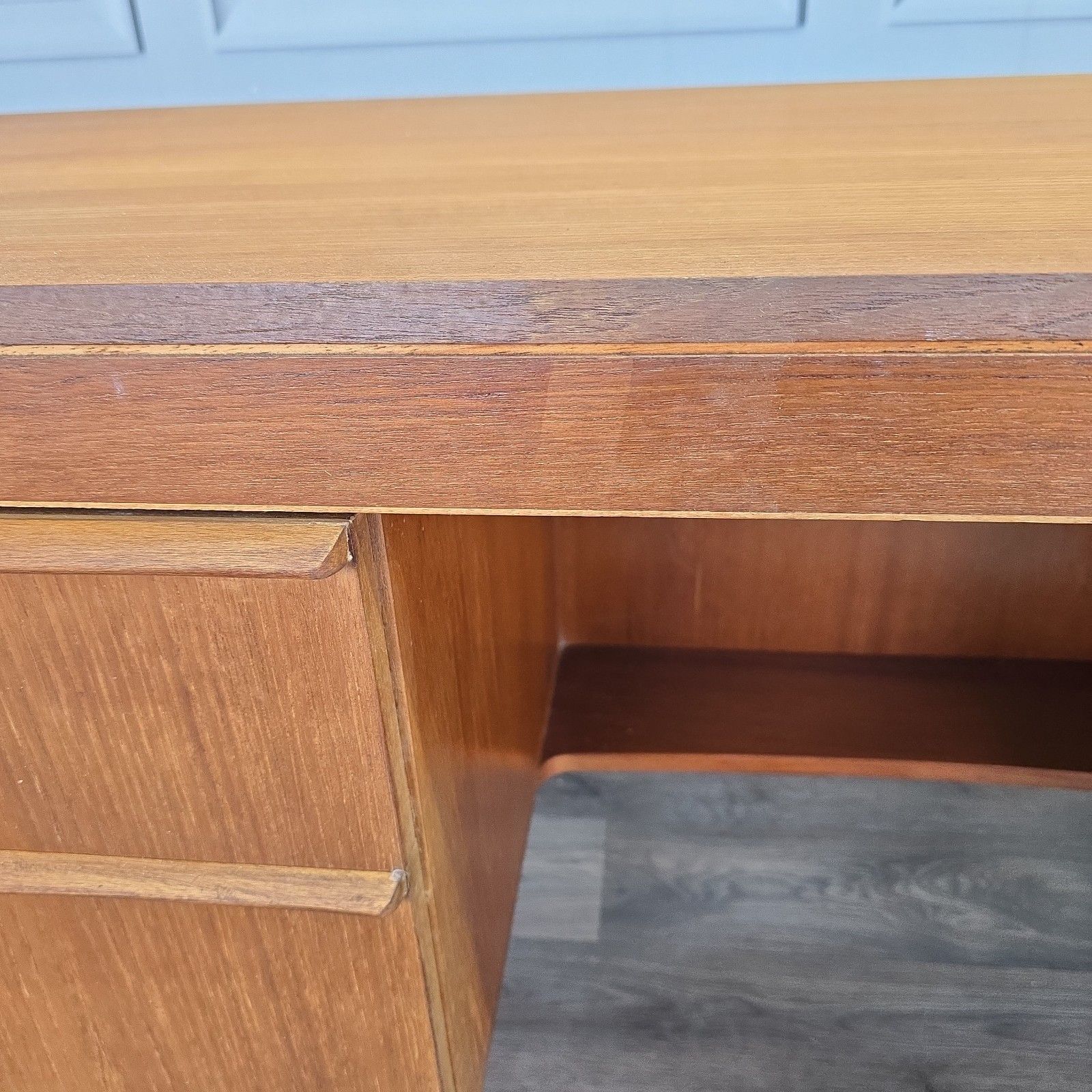 photo buy Mid Century Writing Desk Teak Scandinavian Style Dressing Table Vintage Retro