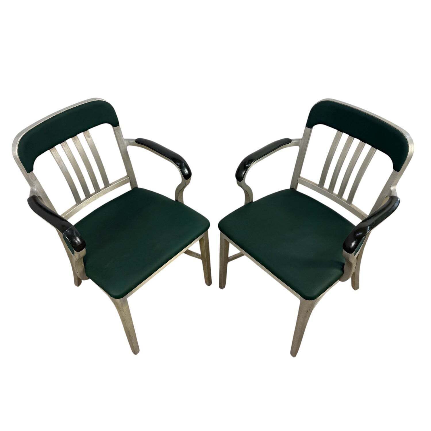 Rare Pair Of American Aluminum Goodform Armchairs photo furniture