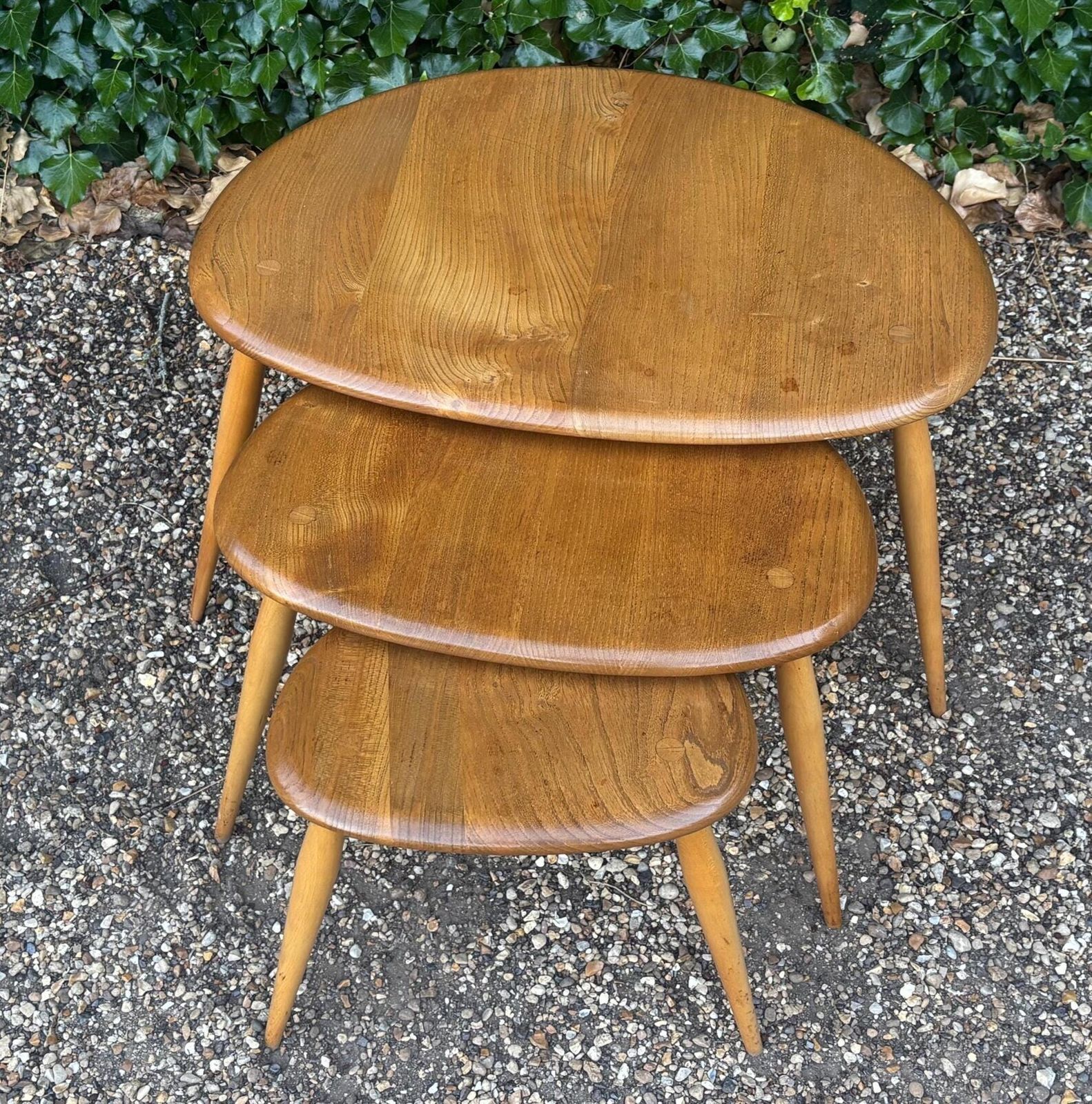 Pebble Nest Of Tables By Lucian Ercolani For Ercol photo furniture