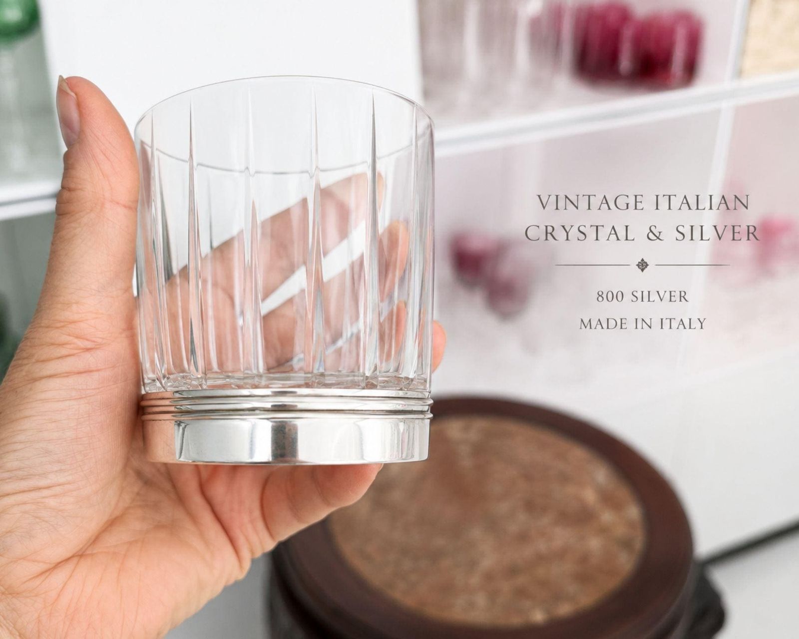 photo for sale Service à carafe | 5 pièces | Verres à whisky | Verres à cocktail