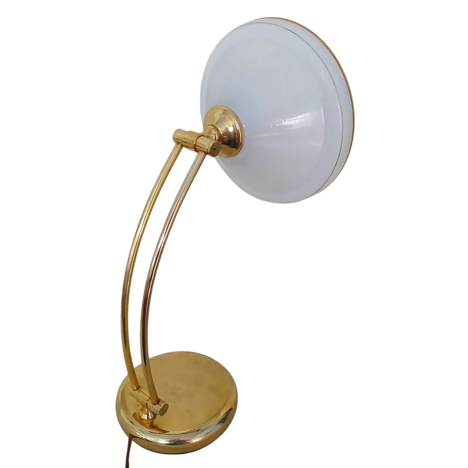 Pair Of Mid Century Twin Arm Table/Bedside Lamps. photo furniture