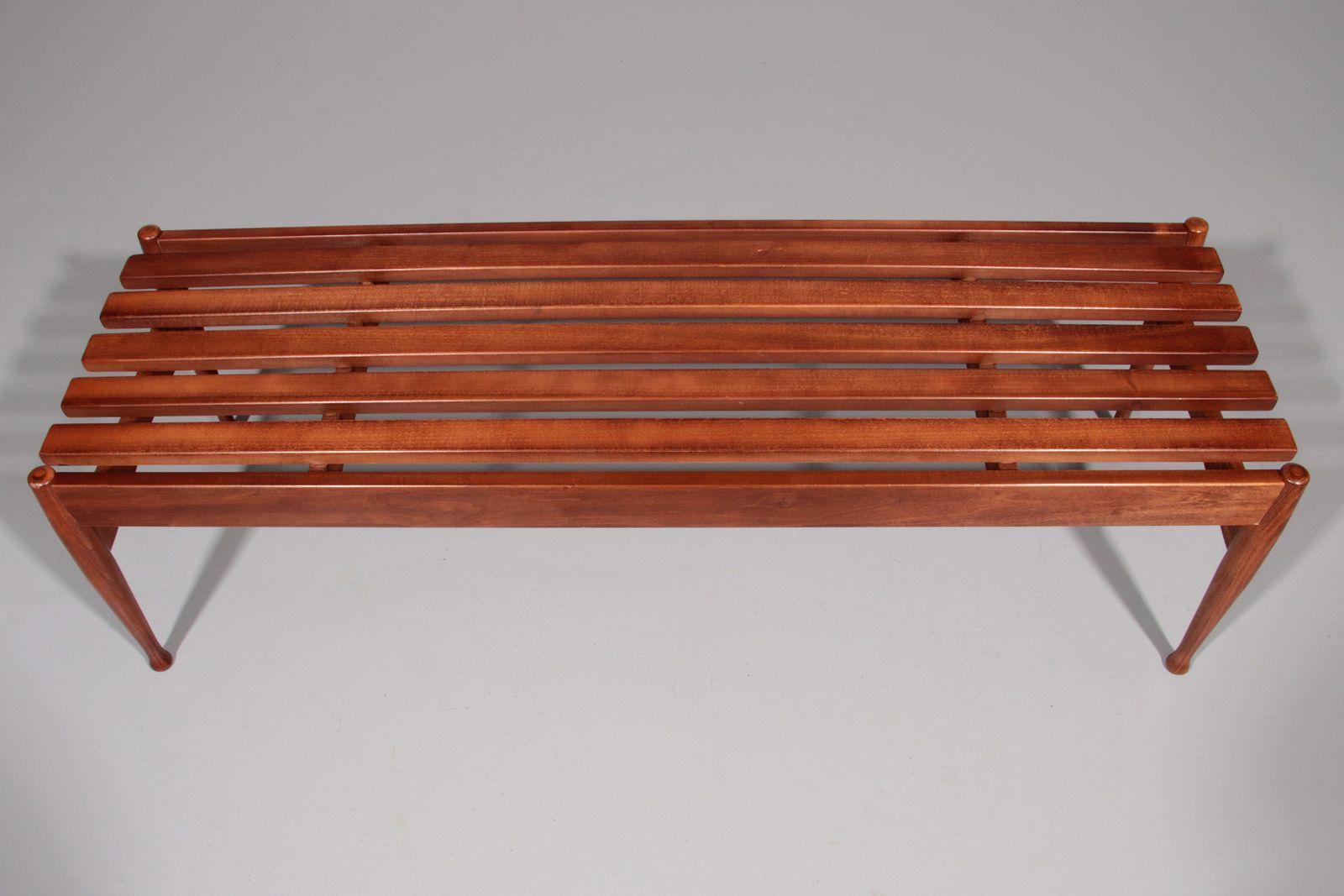 Walnut Bench By Gio Ponti Made By Fratelli Reguitti 1950 photo vinterior