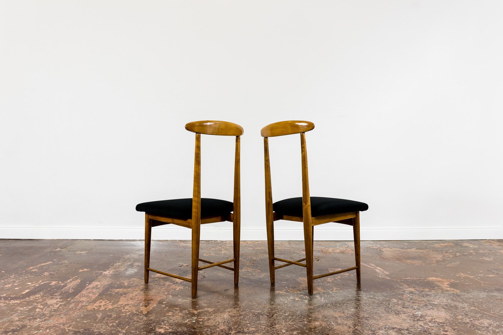 photo furniture Mid-Century eetkamerstoelen van Bernard Malendowicz, Polen, jaren 1960, set van 6