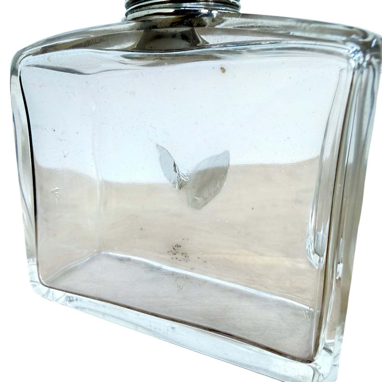 Antique Travel Perfume Bottles In Leather Case photo vinterior