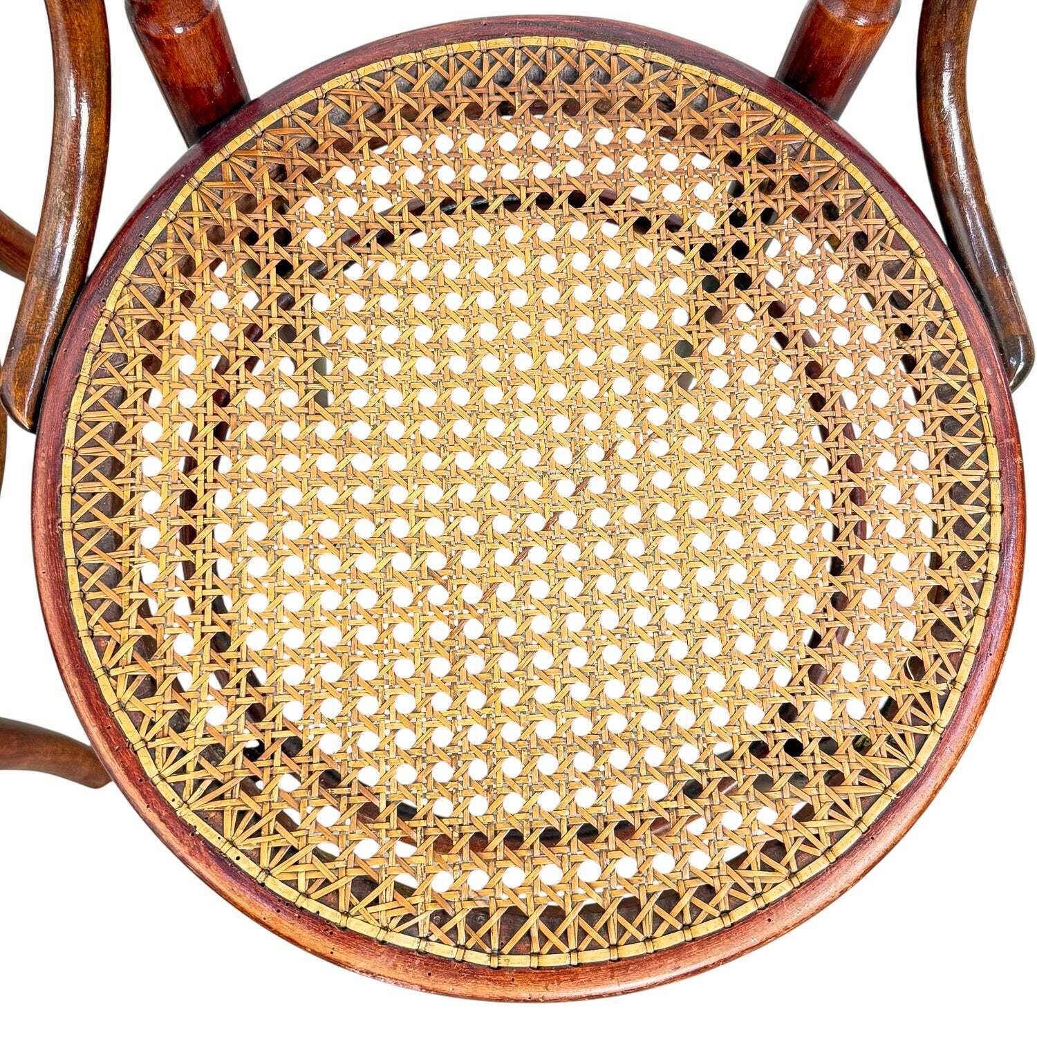 photo for sale Set Of Two Antique Fischel Bentwood Bistro Chairs Thonet