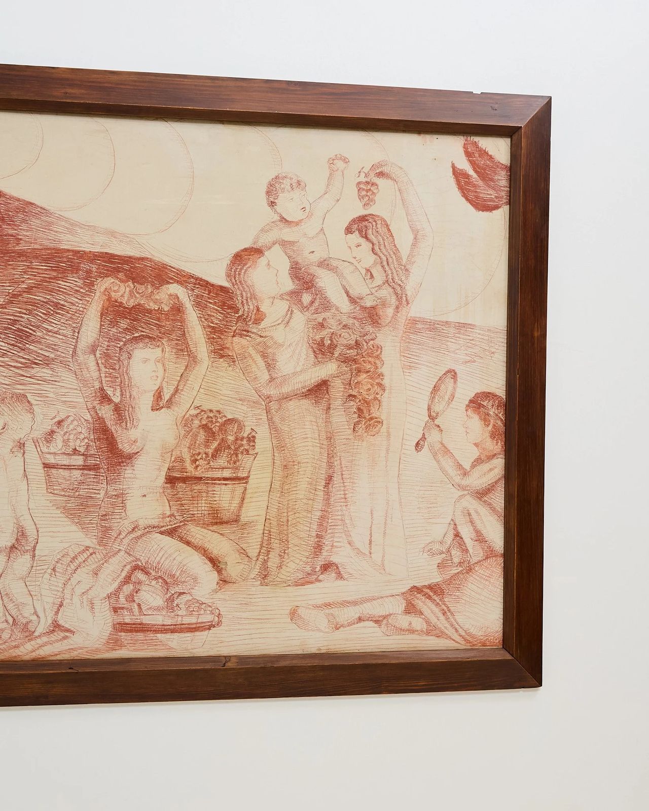 Neoklassiek fresco, jaren 1940 photo for sale