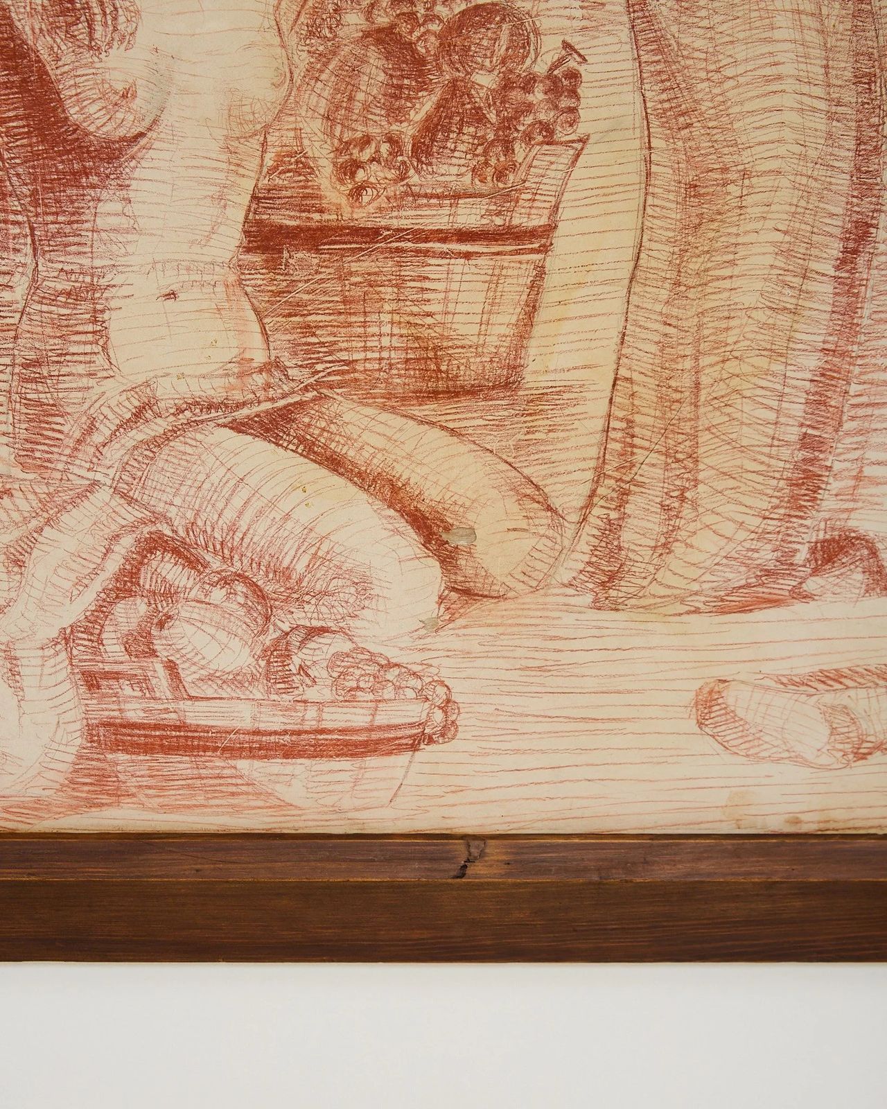 Neoklassiek fresco, jaren 1940 photo vinterior