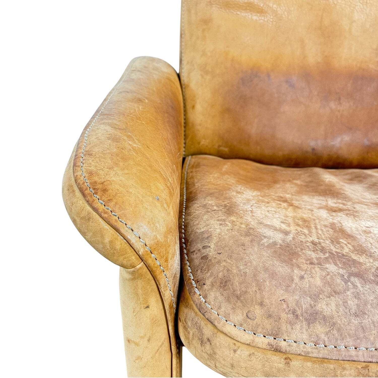 Meubels Paar De Sede Ds 50 Lederen Lounge Chairs photo