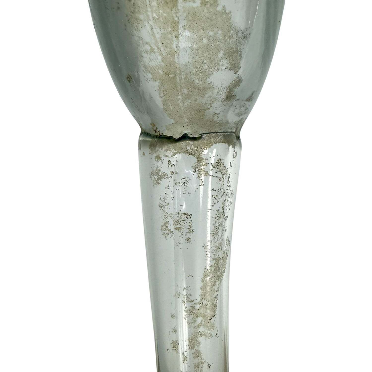 Antieke glazen wijnpipet 1 liter photo buy