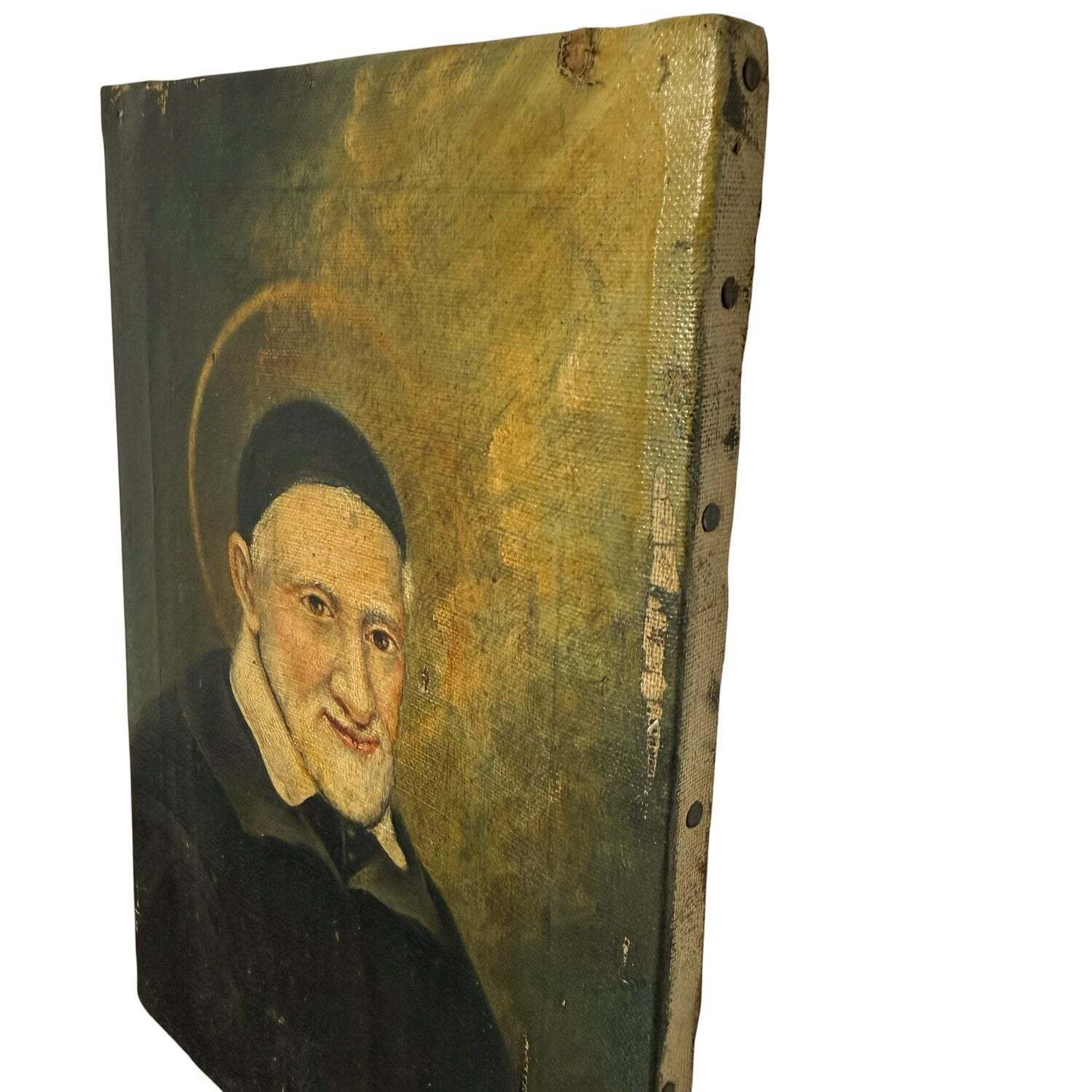 photo for sale Saint Vincent De Paul Portret Olieverf Op Doek (7)