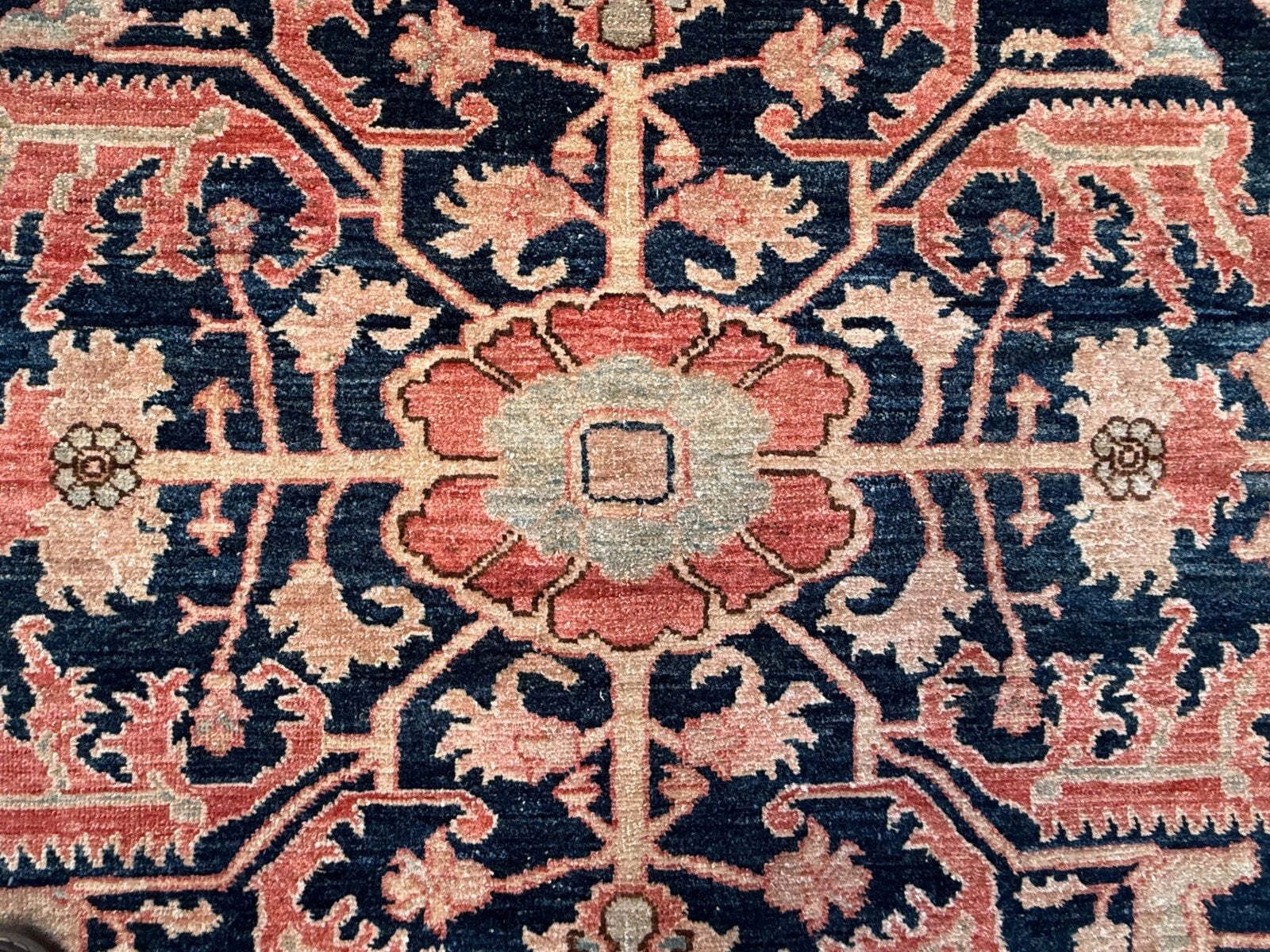 photo vinterior Fijn Afghaans Wollen Ziegler Vloerkleed 246x306 cm Chobi Rood, Beige Zwart, Groot