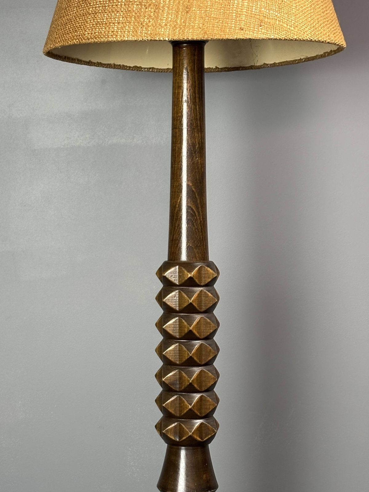 Lampadaire Brutalist mid-century dans le style de Charles Dudouyt, années 1950 photo vinterior
