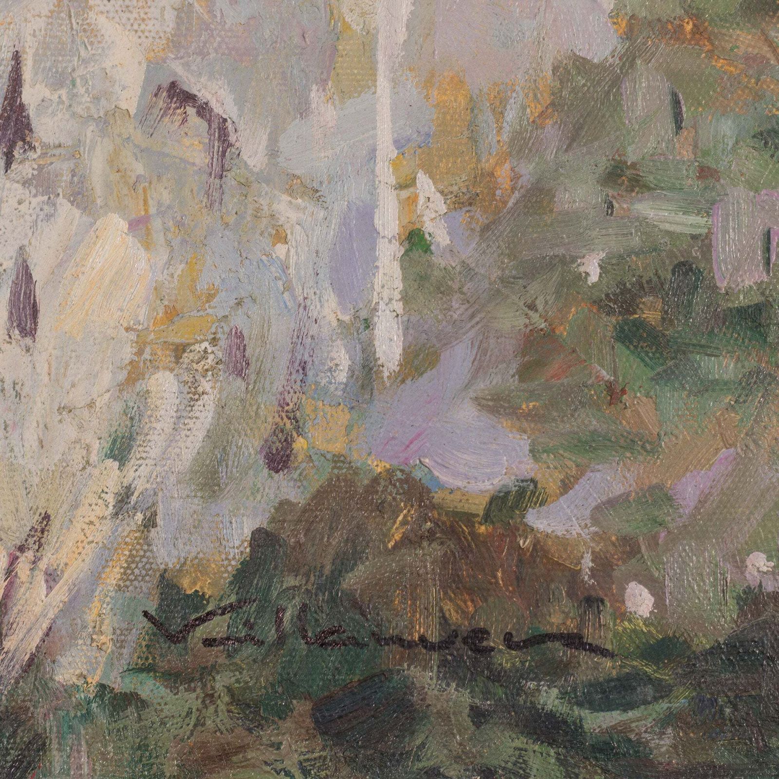 Cattle Drive Beneath A Southern Sky   Oil On Canvas photo Kunst