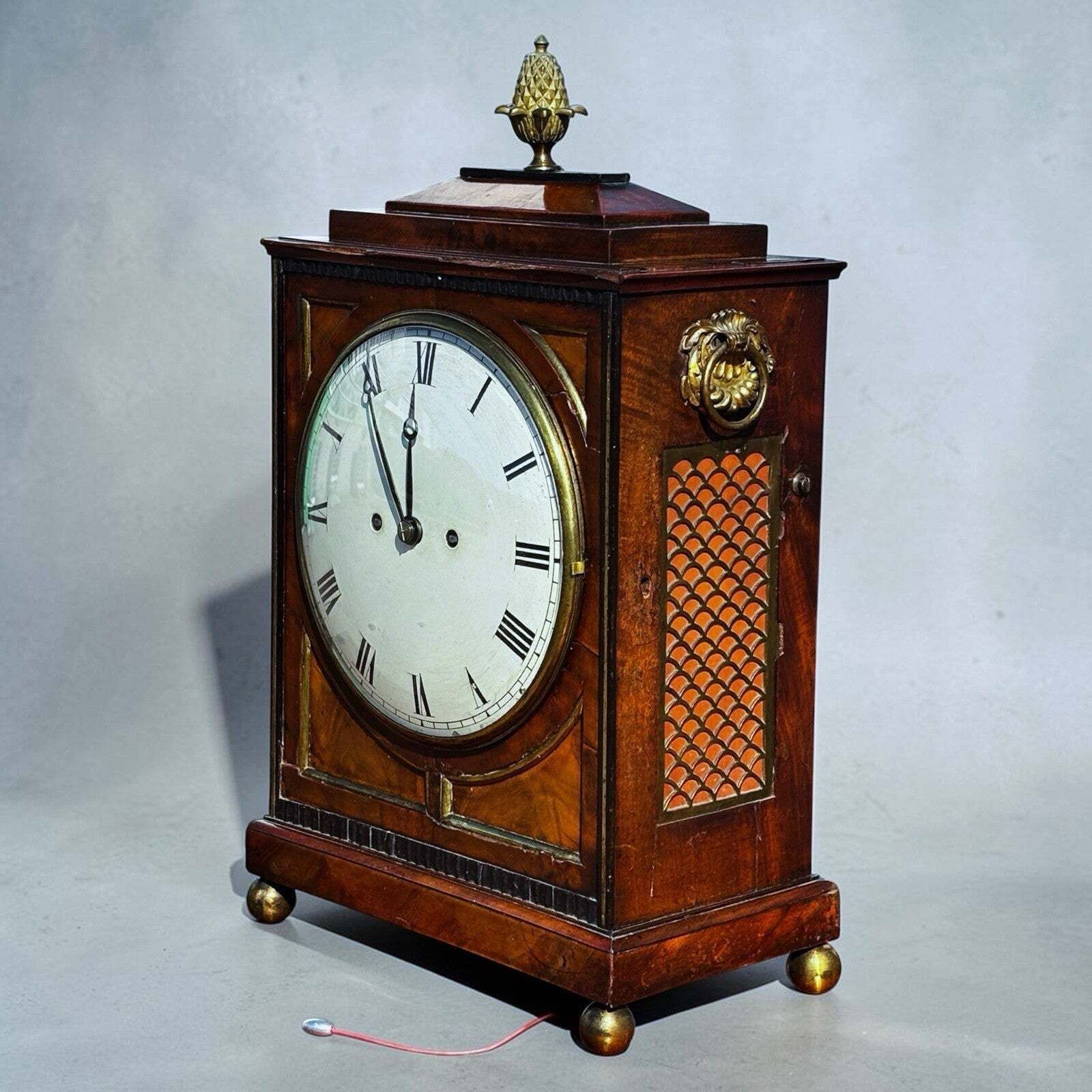 Regency Mahogany Fusee Bracket Clock , Circa 1820, By Alex Mitchell Of Glasgow.
