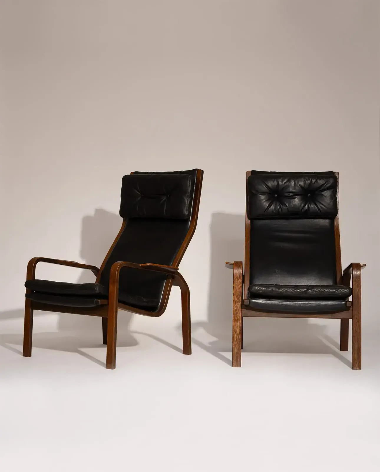 Yngve Ekström Armchairs For Swedese, 1970s photo for sale