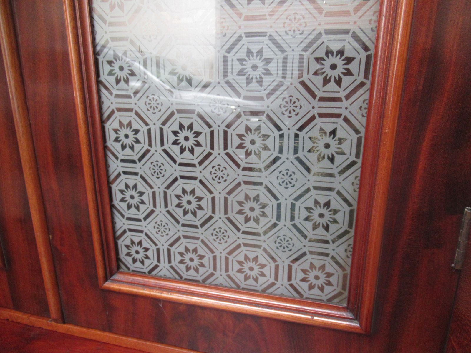 photo vinterior Tall Victorian    1870s  Mahogany Bookcase