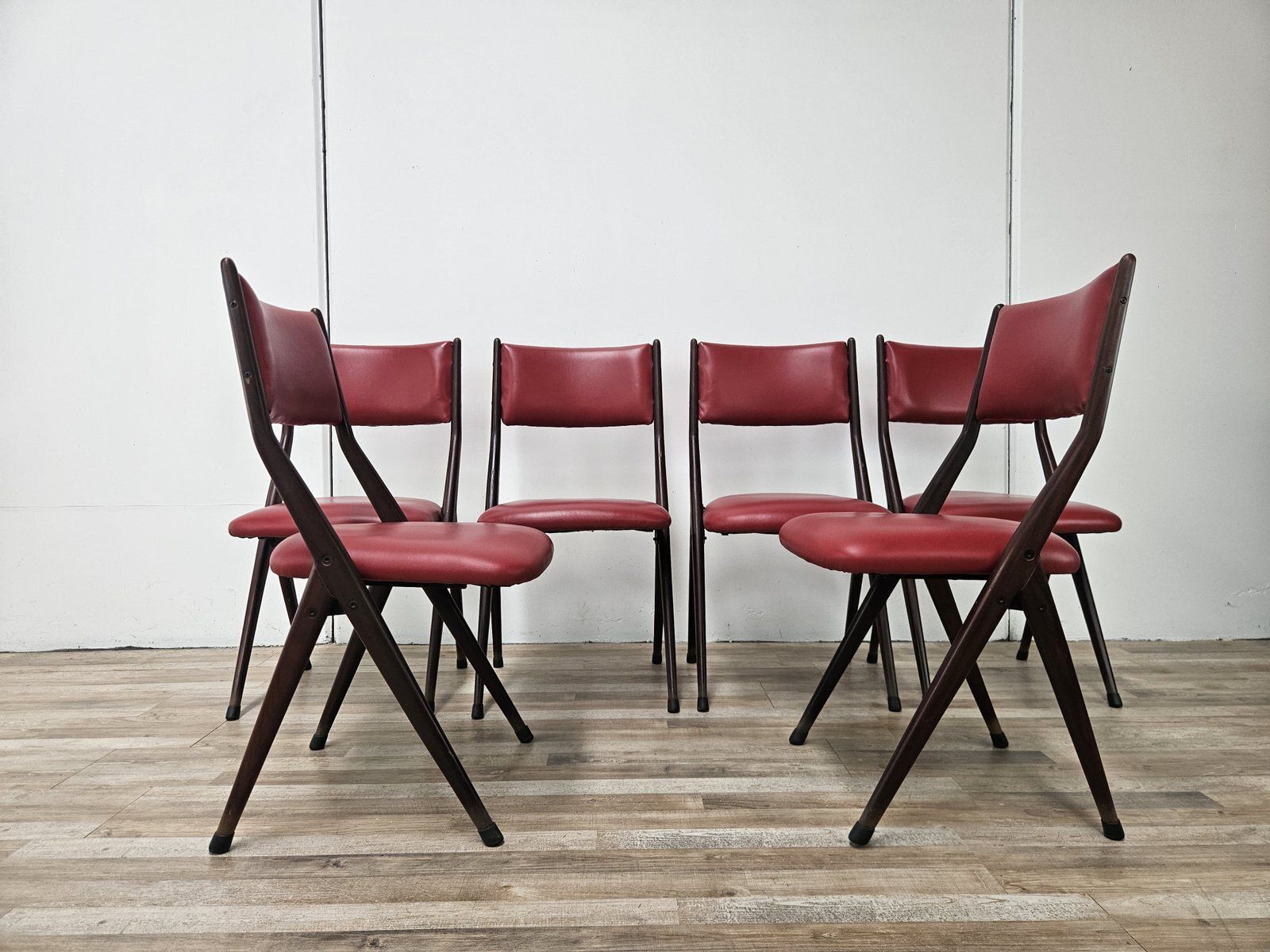Stoelen van Gaetano en Alessandro Besana, 1960, set van 6 photo furniture