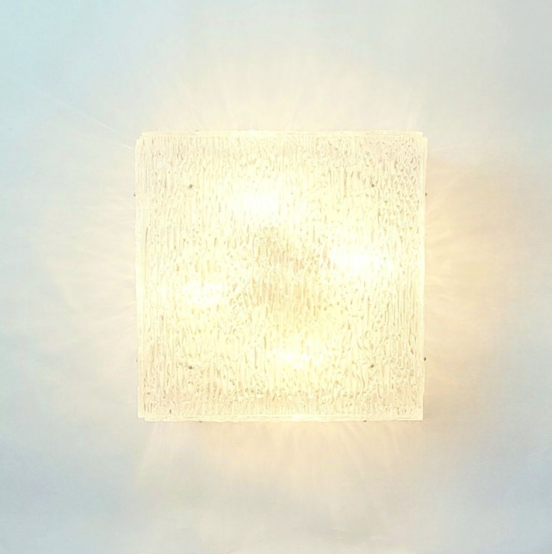 X.L. Mid-Century Murano Glazen Plafondlamp van Kalmar, Oostenrijk, jaren 1960 photo Verlichting