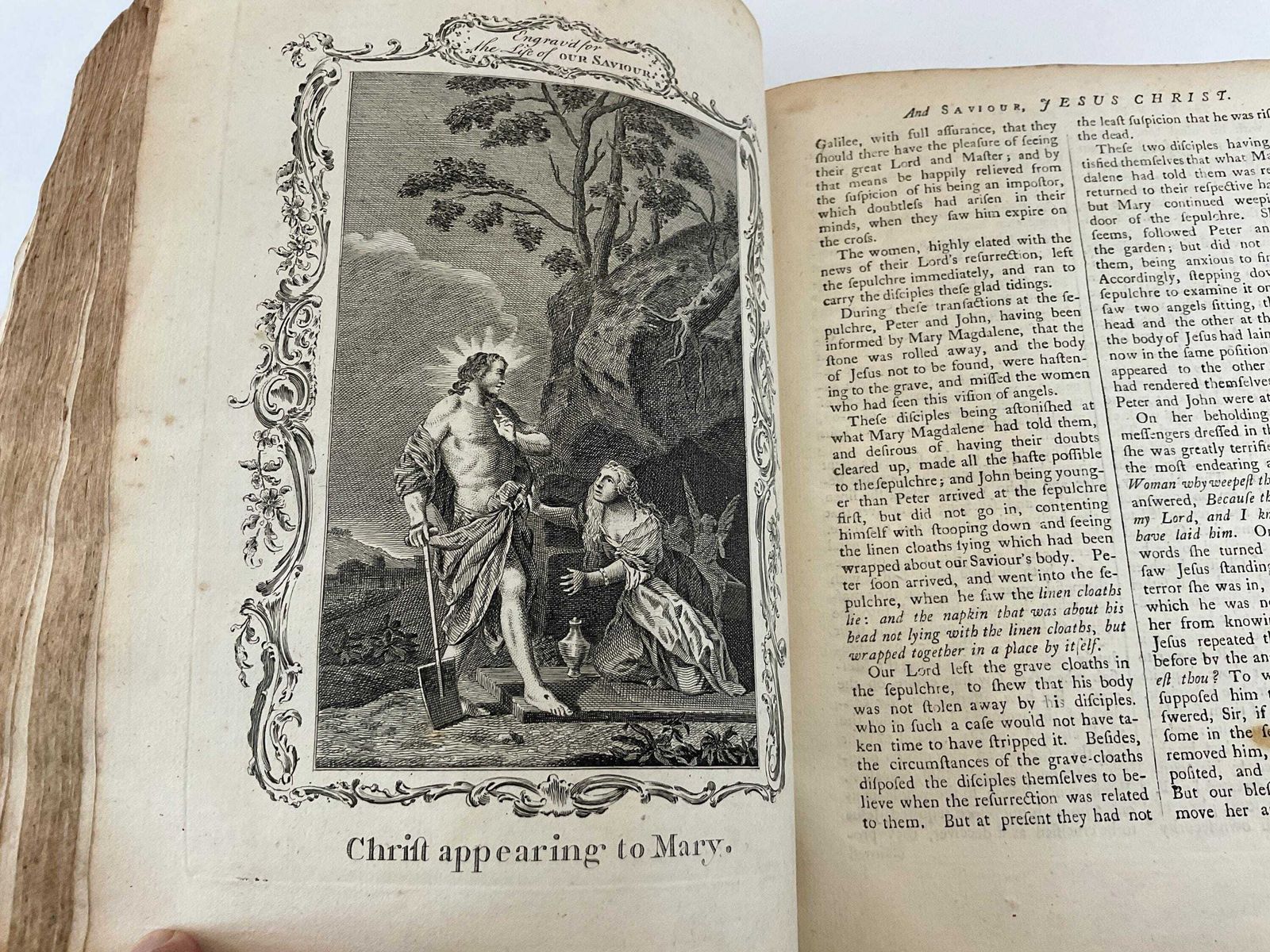 135.0 Antiek boek The Life Of Our Blessed Lord And Saviour, Jesus Christ door Rev. John Fleetwood, editie 1767. photo