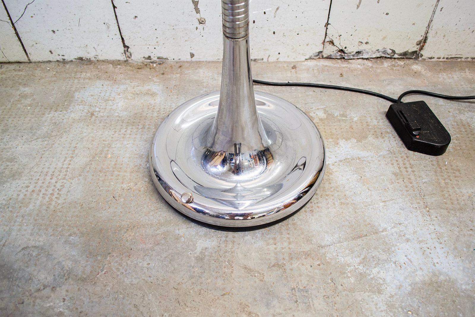 Lampadaire Molla en acier par Eleonore Peduzzi Riva pour Candle, Italie, années 1970 photo Luminaires