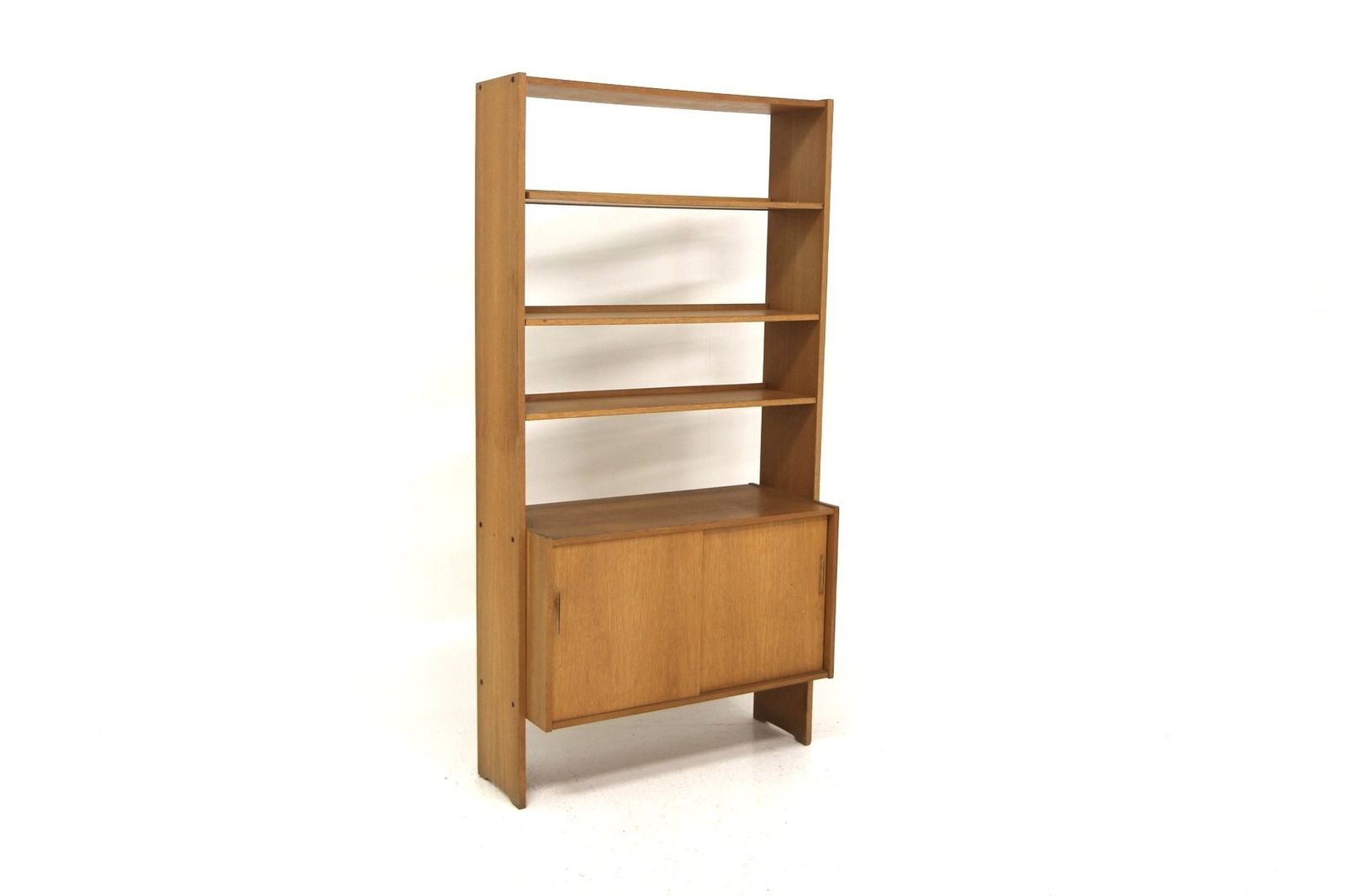 Bibliothèque scandinave en chêne, Suède, 1960