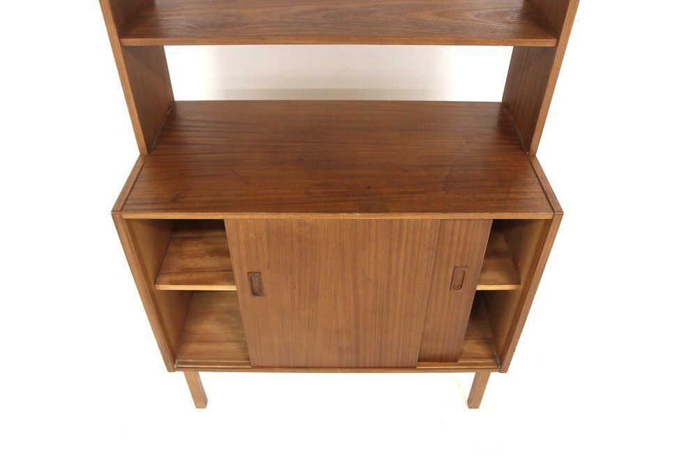 Bibliothèque scandinave en teck, Suède, 1960 photo for sale