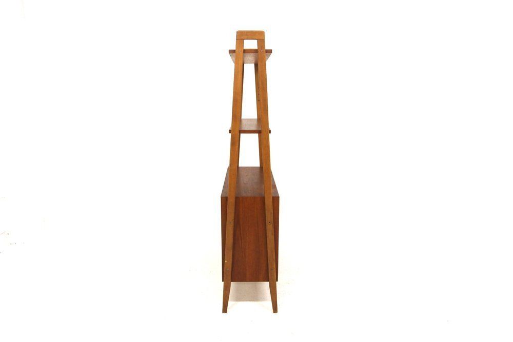 Bibliothèque scandinave Tema en teck, Möbel Ikea, Suède, années 1960 photo for sale